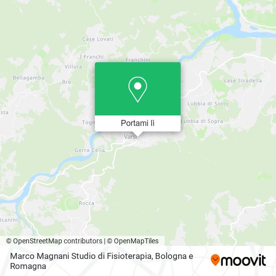 Mappa Marco Magnani Studio di Fisioterapia