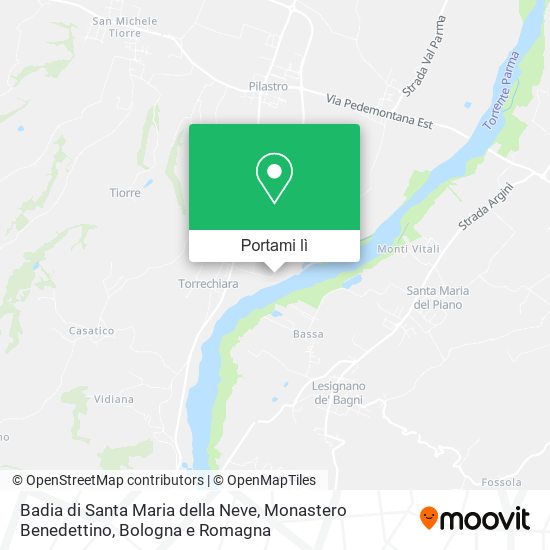 Mappa Badia di Santa Maria della Neve, Monastero Benedettino