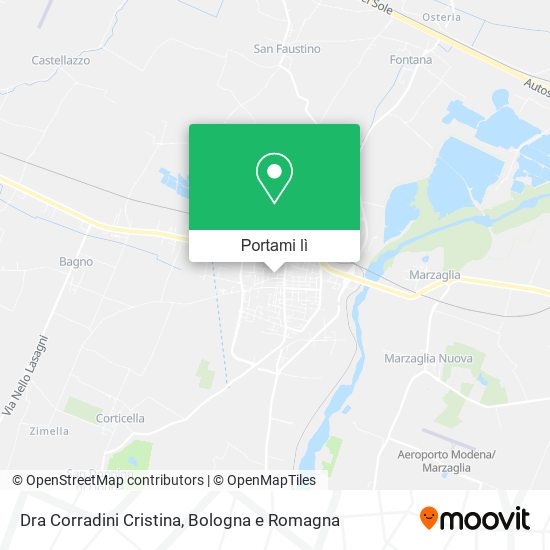 Mappa Dra Corradini Cristina
