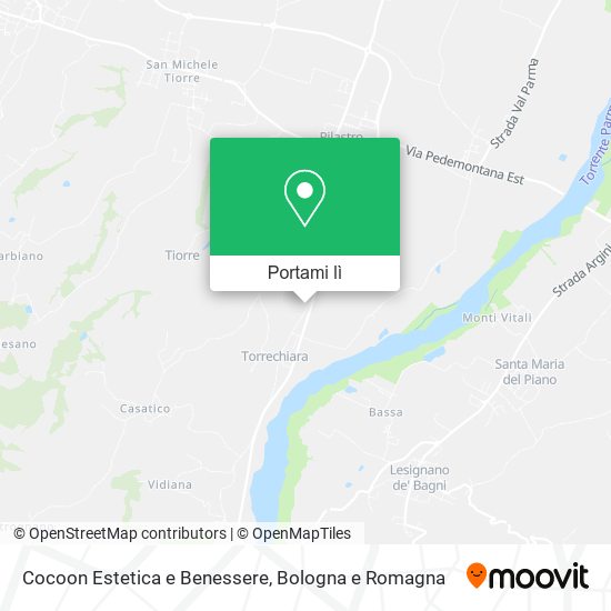 Mappa Cocoon Estetica e Benessere