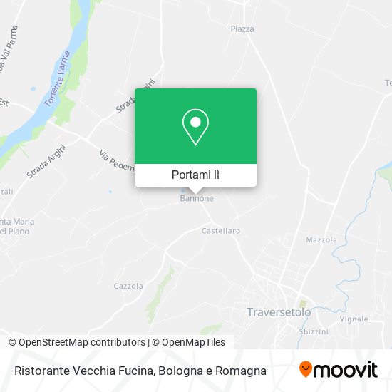 Mappa Ristorante Vecchia Fucina