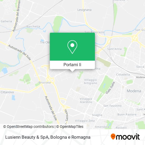Mappa Lusienn Beauty & SpA