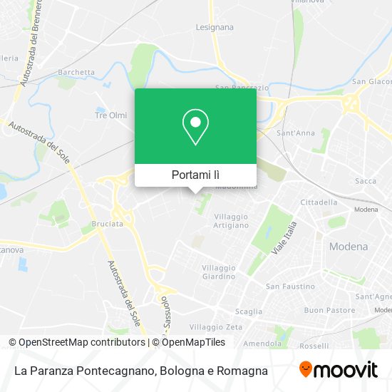 Mappa La Paranza Pontecagnano