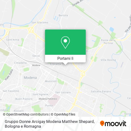 Mappa Gruppo Donne Arcigay Modena Matthew Shepard