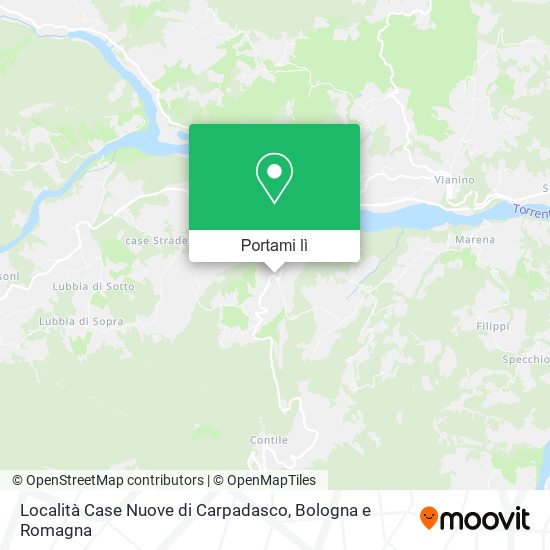 Mappa Località Case Nuove di Carpadasco