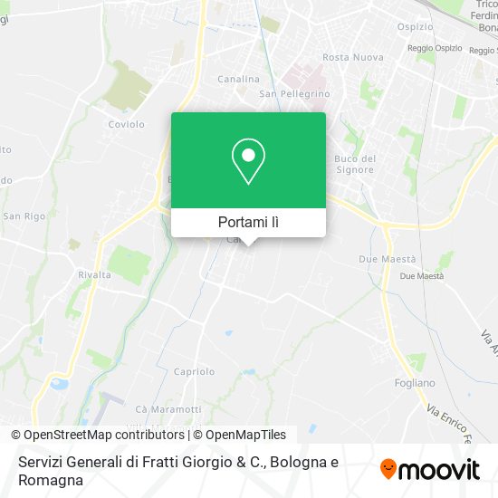 Mappa Servizi Generali di Fratti Giorgio & C.