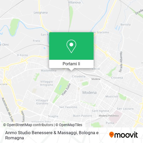 Mappa Anmo Studio Benessere & Massaggi