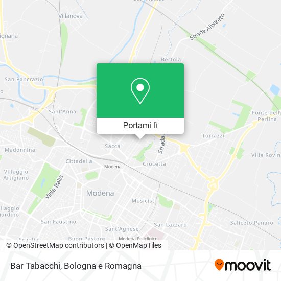 Mappa Bar Tabacchi