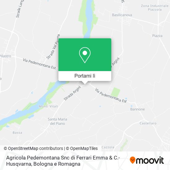 Mappa Agricola Pedemontana Snc di Ferrari Emma & C.-Husqvarna