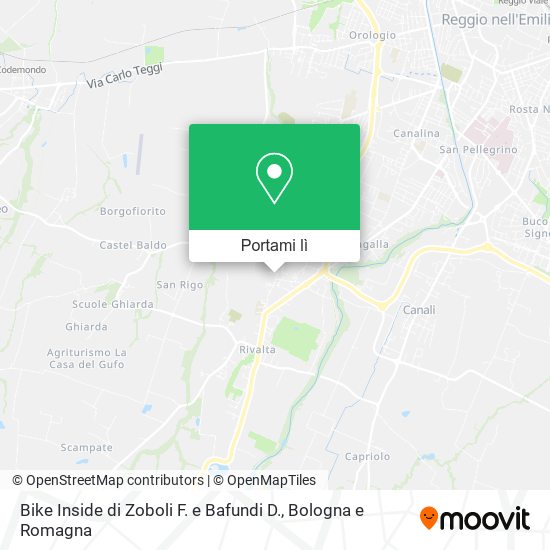 Mappa Bike Inside di Zoboli F. e Bafundi D.