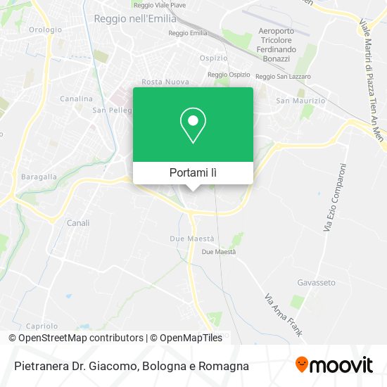 Mappa Pietranera Dr. Giacomo