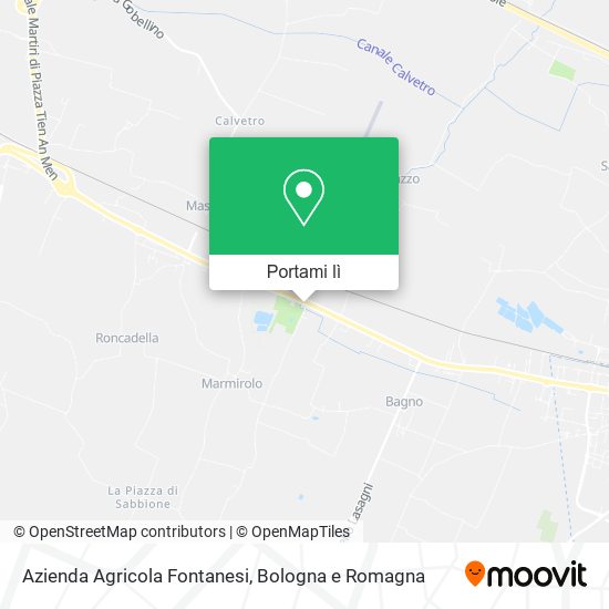 Mappa Azienda Agricola Fontanesi