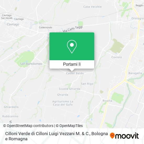 Mappa Cilloni Verde di Cilloni Luigi Vezzani M. & C.