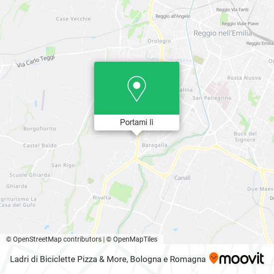 Mappa Ladri di Biciclette Pizza & More