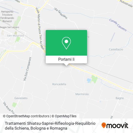 Mappa Trattamenti Shiatsu-Saprei-Rifleologia-Riequilibrio della Schiena