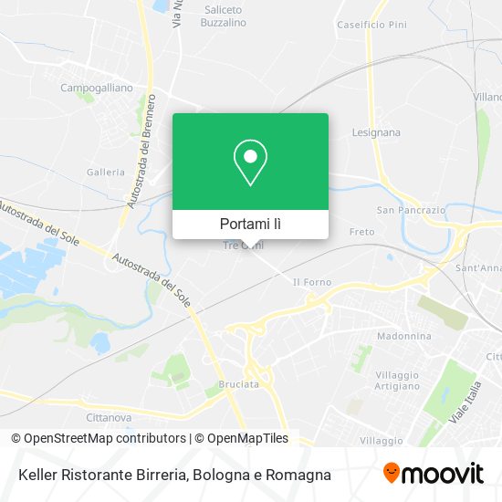 Mappa Keller Ristorante Birreria