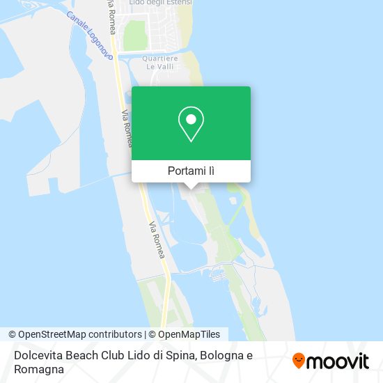 Mappa Dolcevita Beach Club Lido di Spina