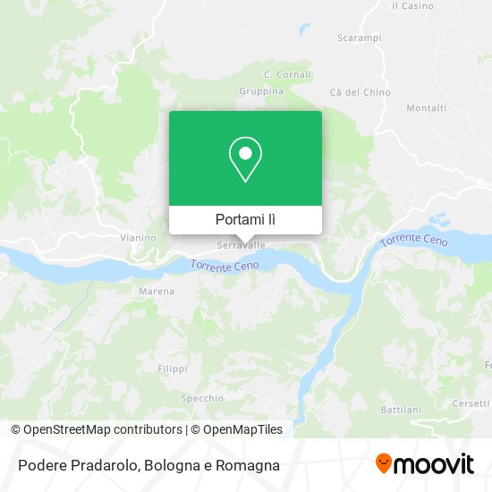 Mappa Podere Pradarolo
