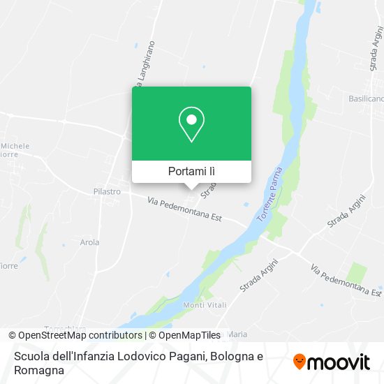 Mappa Scuola dell'Infanzia Lodovico Pagani