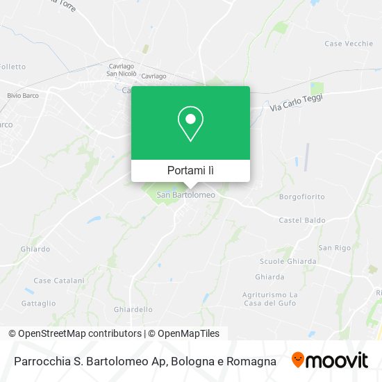 Mappa Parrocchia S. Bartolomeo Ap