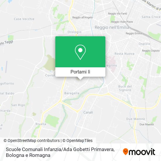 Mappa Scuole Comunali Infanzia / Ada Gobetti Primavera