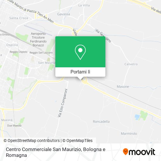Mappa Centro Commerciale San Maurizio