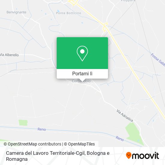 Mappa Camera del Lavoro Territoriale-Cgil