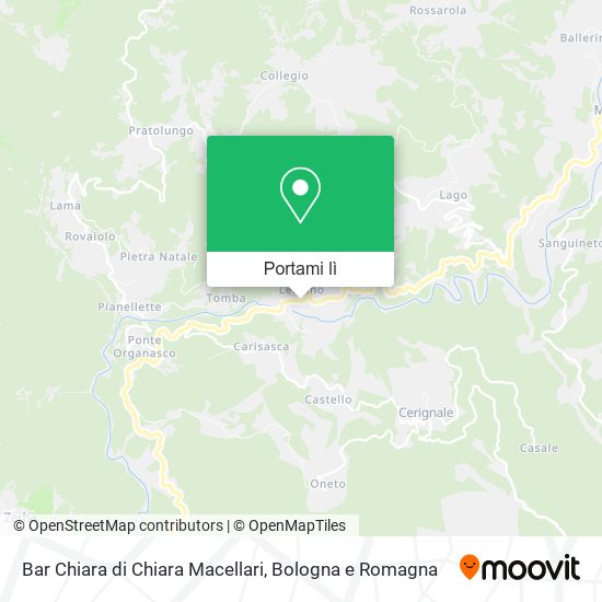 Mappa Bar Chiara di Chiara Macellari