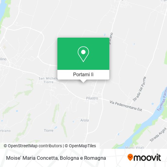 Mappa Moise' Maria Concetta