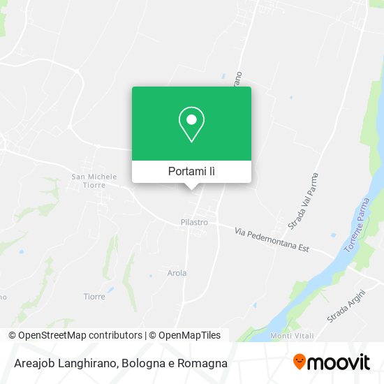 Mappa Areajob Langhirano