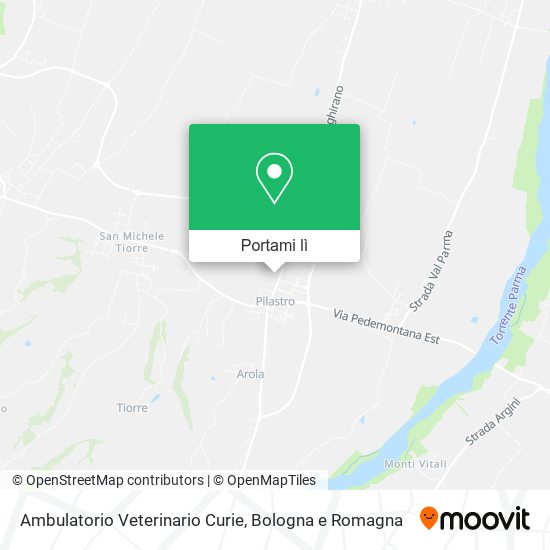 Mappa Ambulatorio Veterinario Curie