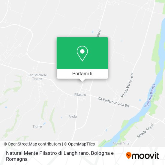 Mappa Natural Mente Pilastro di Langhirano
