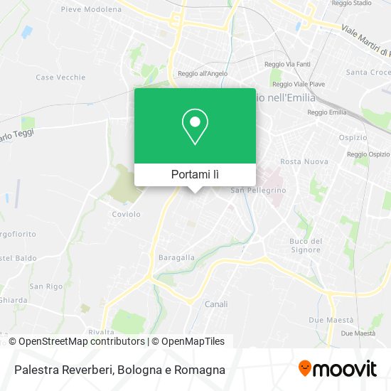 Mappa Palestra Reverberi