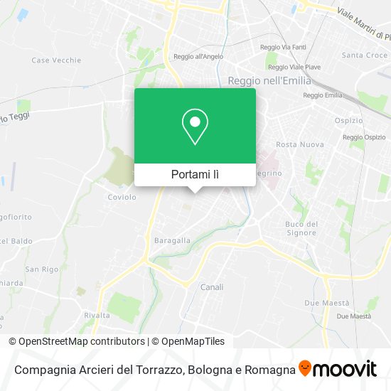 Mappa Compagnia Arcieri del Torrazzo