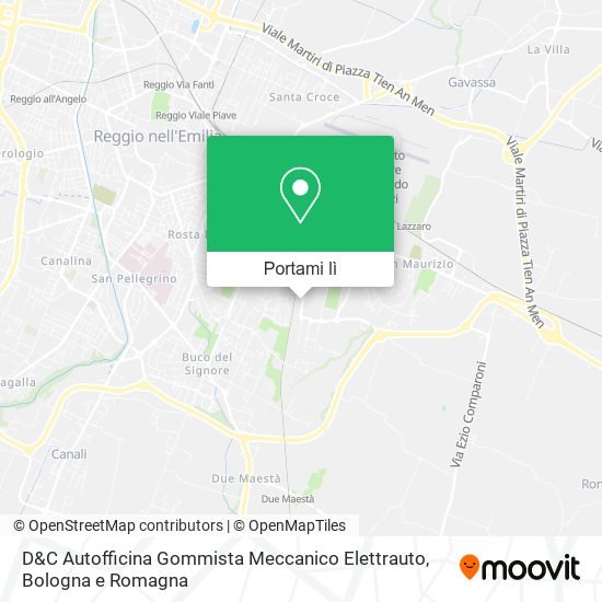 Mappa D&C Autofficina Gommista Meccanico Elettrauto