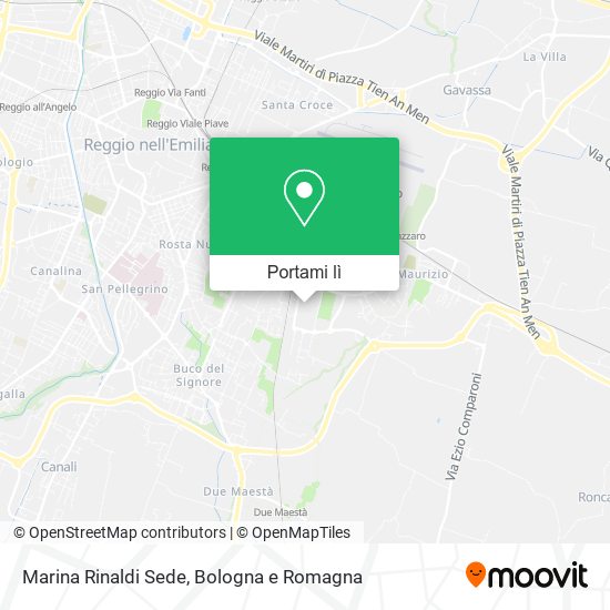 Mappa Marina Rinaldi Sede