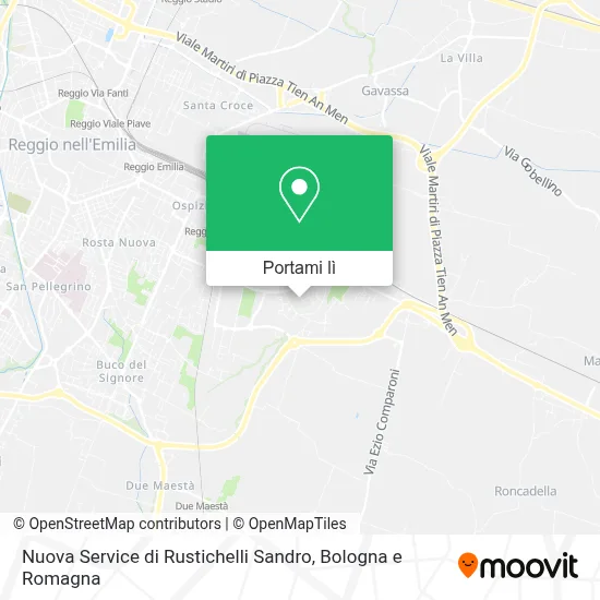 Mappa Nuova Service di Rustichelli Sandro