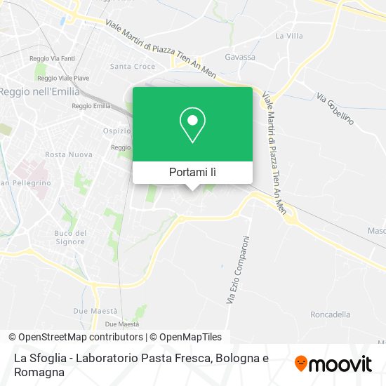 Mappa La Sfoglia - Laboratorio Pasta Fresca