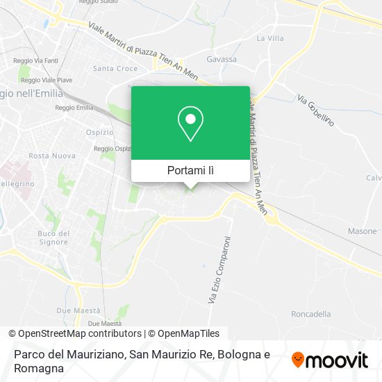Mappa Parco del Mauriziano, San Maurizio Re