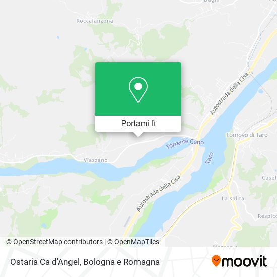 Mappa Ostaria Ca d'Angel