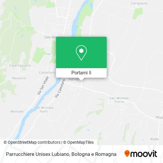 Mappa Parrucchiere Unisex Lubiano