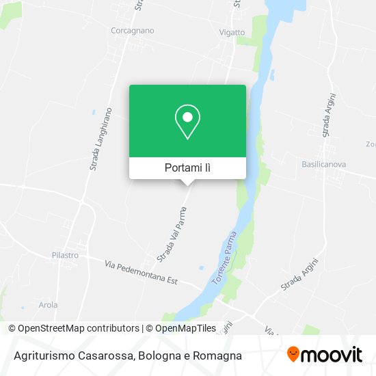 Mappa Agriturismo Casarossa