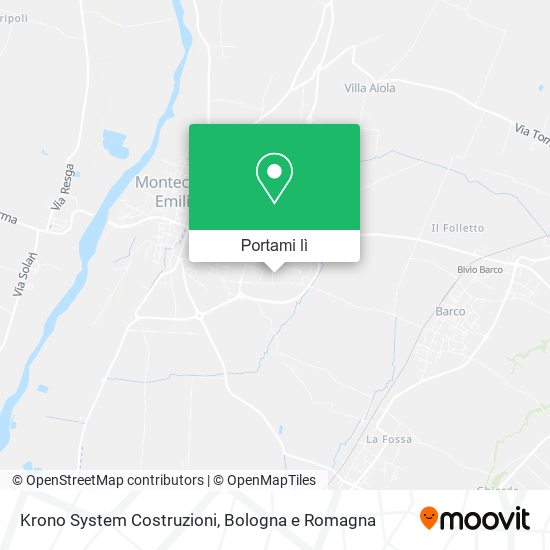 Mappa Krono System Costruzioni