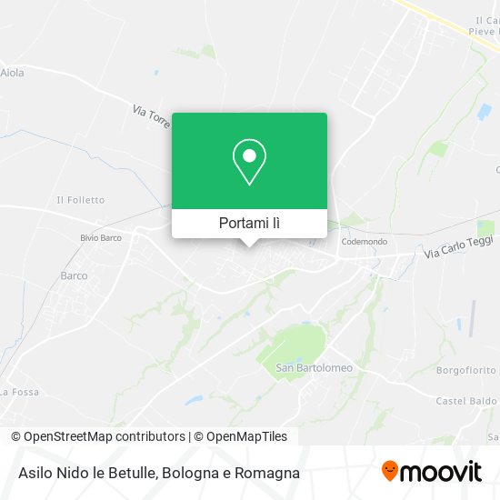 Mappa Asilo Nido le Betulle