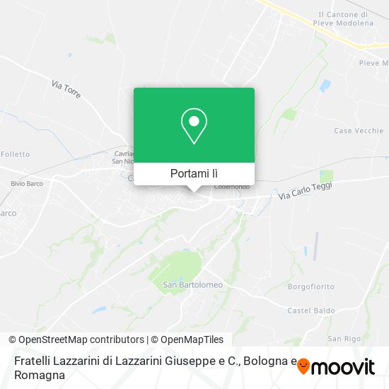 Mappa Fratelli Lazzarini di Lazzarini Giuseppe e C.