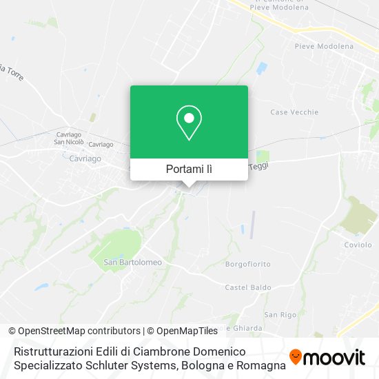 Mappa Ristrutturazioni Edili di Ciambrone Domenico Specializzato Schluter Systems