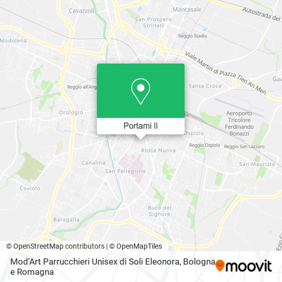 Mappa Mod'Art Parrucchieri Unisex di Soli Eleonora