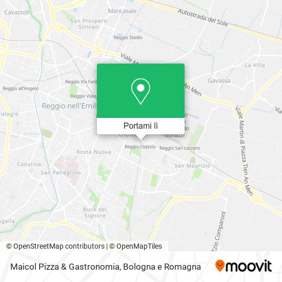Mappa Maicol Pizza & Gastronomia