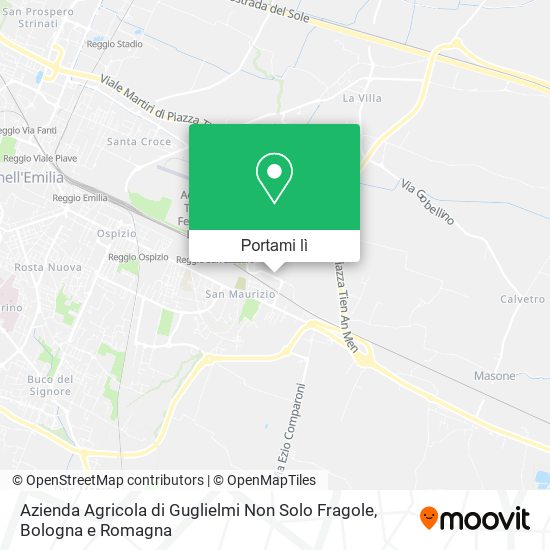 Mappa Azienda Agricola di Guglielmi Non Solo Fragole