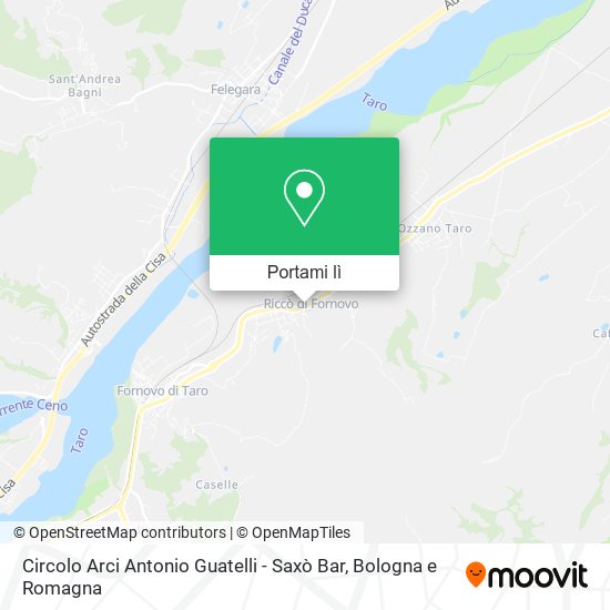 Mappa Circolo Arci Antonio Guatelli - Saxò Bar